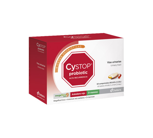 CYSTOP PROBIOTIC ALTA RECURRENCIA 60 COMP