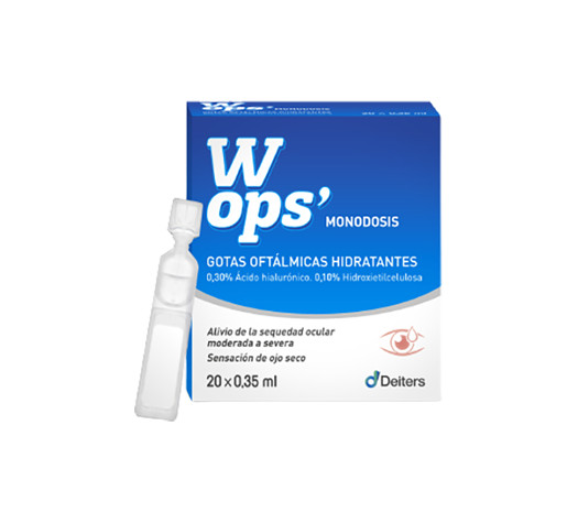 WOPS' GOTAS HUMECTANTES 0,3%, 20 MONODOSIS