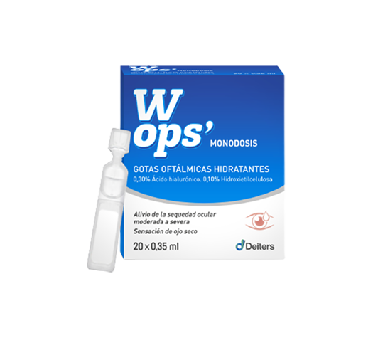 WOPS' GOTAS HUMECTANTES 0,3%, 20 MONODOSIS