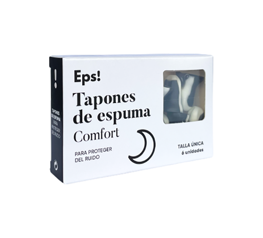 EPS! TAPÓN ESPUMA Comfort, 6 UNIDADES