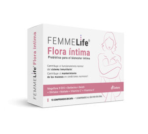 FEMMELIFE FLORA ÍNTIMA, 15 COMPRIMIDOS BICAPA