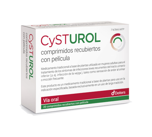 CySTUROL, 40 COMPRIMIDOS RECUBIERTOS CON PELÍCULA