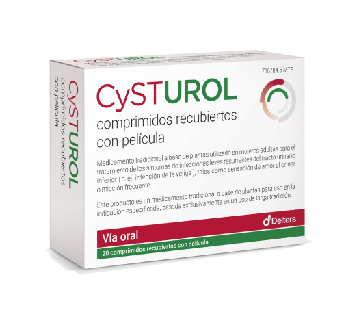 CySTUROL, 40 COMPRIMIDOS RECUBIERTOS CON PELÍCULA
