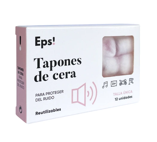Envase de EPS! TAPÓN CERA con 12 unidades