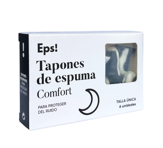Envase de EPS! TAPÓN ESPUMA Comfort con 6 unidades