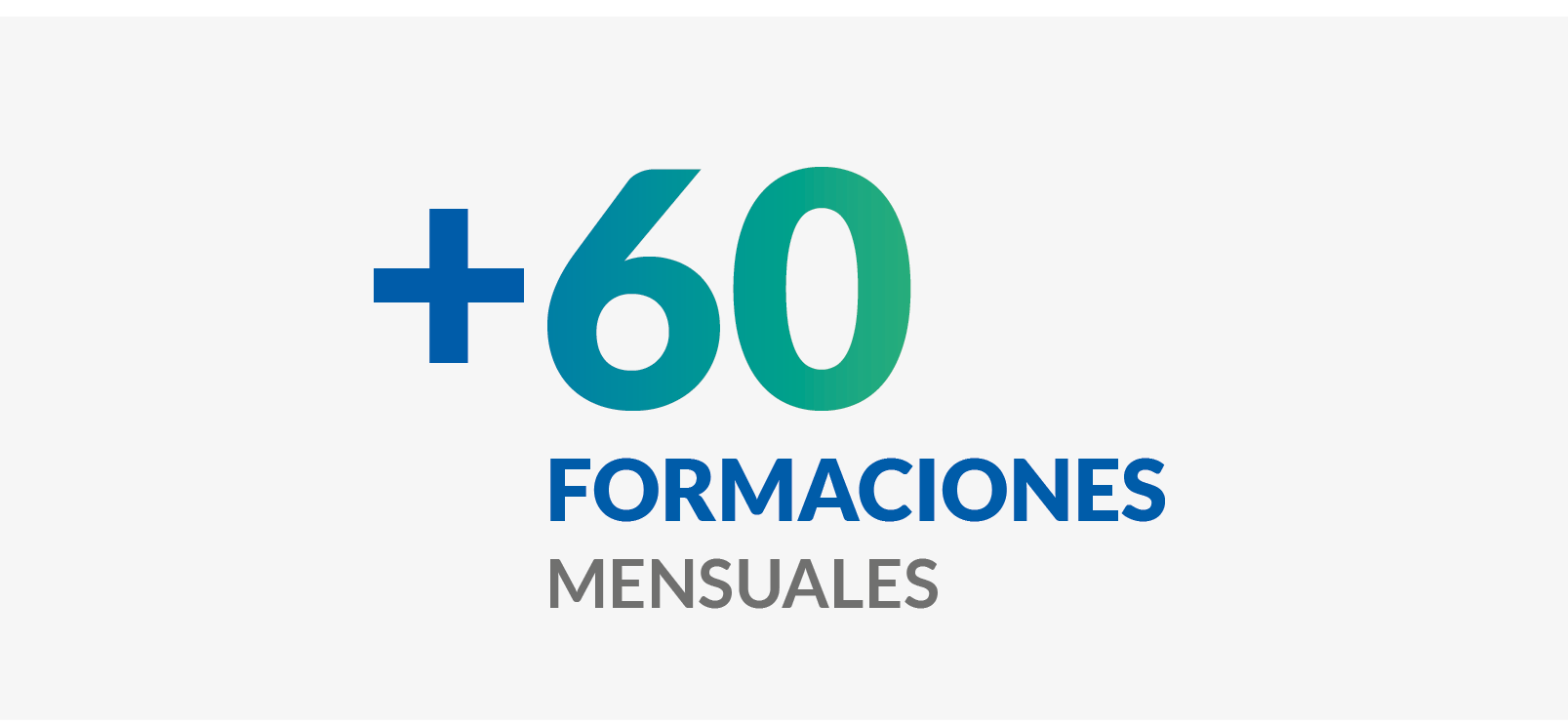 +60 Formaciones mensuales