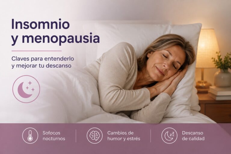 nsomnio y menopausia: cómo mejorar el descanso