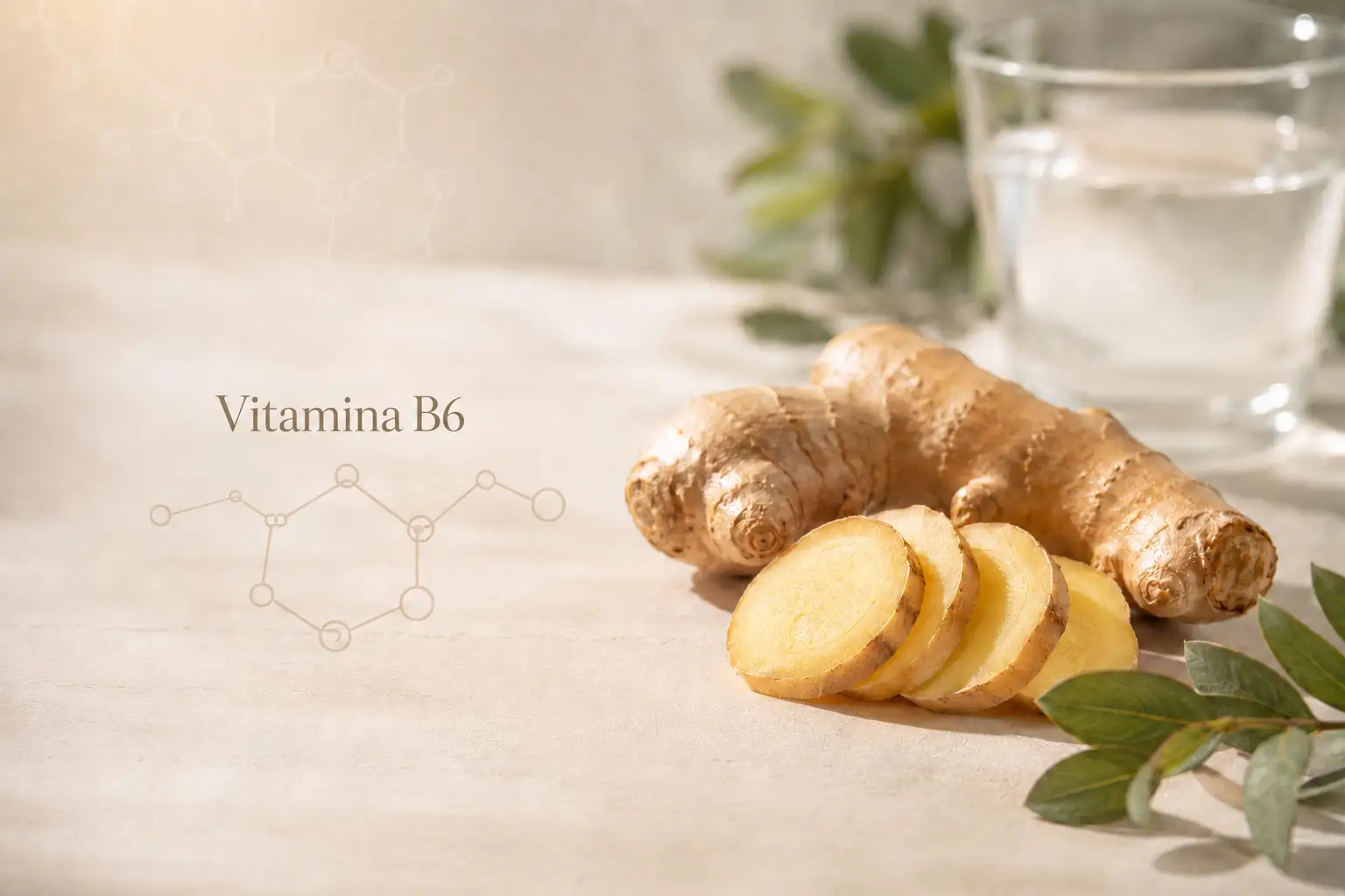 El jengibre, un apoyo natural durante el embarazo Jengibre y vitamina B6 como apoyo frente a las náuseas leves del embarazo