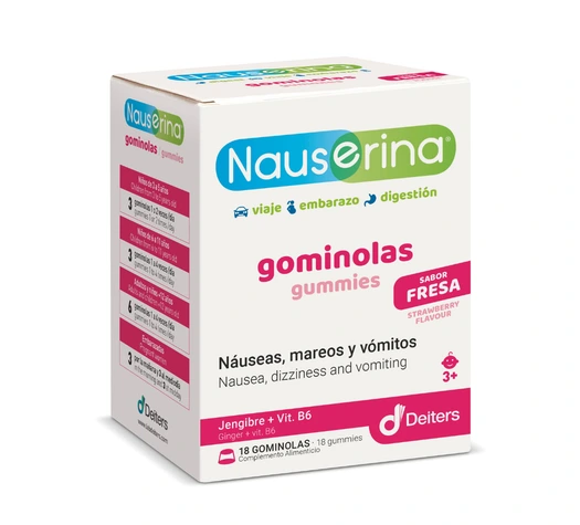 Envase de NAUSERINA con 18 gominolas