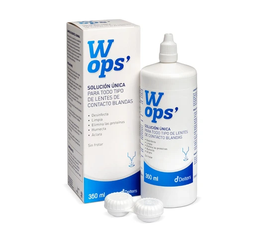 Envase de WOPS' SOLUCIÓN ÚNICA DUPLO con 360 ml